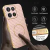 Phonesta Luxury Carbon Fiber Back Cover hoesje met MagSafe voor Motorola Moto G56 - Roze 7