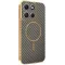 Phonesta Luxury Carbon Fiber Back Cover hoesje met MagSafe voor Motorola Moto G86 - Bruin