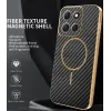Phonesta Luxury Carbon Fiber Back Cover hoesje met MagSafe voor Motorola Moto G86 - Zwart 1
