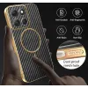 Phonesta Luxury Carbon Fiber Back Cover hoesje met MagSafe voor Motorola Moto G86 Power - Zwart 6
