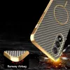 Phonesta Luxury Carbon Fiber Back Cover hoesje met MagSafe voor OnePlus Nord 5 - Bruin 7