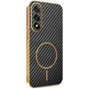 Phonesta Luxury Carbon Fiber Back Cover hoesje met MagSafe voor OnePlus Nord 5 - Zwart