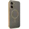 Phonesta Luxury Carbon Fiber Back Cover hoesje met MagSafe voor OnePlus Nord CE5 - Bruin