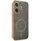 Phonesta Luxury Carbon Fiber Back Cover hoesje met MagSafe voor Oppo A5 Pro - Bruin
