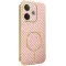 Phonesta Luxury Carbon Fiber Back Cover hoesje met MagSafe voor Oppo A5 Pro - Roze
