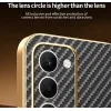 Phonesta Luxury Carbon Fiber Back Cover hoesje met MagSafe voor Oppo A5/A5m - Zwart 4