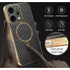 Phonesta Luxury Carbon Fiber Back Cover hoesje met MagSafe voor Oppo Reno14 - Zwart 6