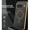 Phonesta Luxury Carbon Fiber Back Cover hoesje met MagSafe voor Google Pixel 10 - Zwart 1