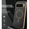 Phonesta Luxury Carbon Fiber Back Cover hoesje met MagSafe voor Google Pixel 10 Pro - Zwart 1
