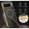 Phonesta Luxury Carbon Fiber Back Cover hoesje met MagSafe voor Google Pixel 10 Pro - Zwart 7