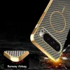 Phonesta Luxury Carbon Fiber Back Cover hoesje met MagSafe voor Google Pixel 10 Pro XL - Bruin 8