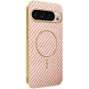 Phonesta Luxury Carbon Fiber Back Cover hoesje met MagSafe voor Google Pixel 10 Pro XL - Roze 0