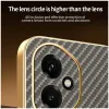Phonesta Luxury Carbon Fiber Back Cover hoesje met MagSafe voor HONOR 400 - Bruin 7