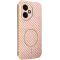 Phonesta Luxury Carbon Fiber Back Cover hoesje met MagSafe voor HONOR 400 - Roze