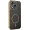 Phonesta Luxury Carbon Fiber Back Cover hoesje met MagSafe voor HONOR 400 Lite - Zwart