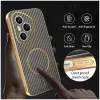 Phonesta Luxury Carbon Fiber Back Cover hoesje met MagSafe voor HONOR 400 Pro - Bruin 5