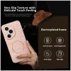 Phonesta Luxury Carbon Fiber Back Cover hoesje met MagSafe voor HONOR 400 Pro - Roze 2