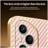 Phonesta Luxury Carbon Fiber Back Cover hoesje met MagSafe voor HONOR 400 Pro - Roze 7