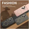 Phonesta Luxury Carbon Fiber Back Cover hoesje met MagSafe voor HONOR 400 Pro - Roze 8