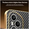 Phonesta Luxury Carbon Fiber Back Cover hoesje met MagSafe voor HONOR 400 Pro - Zwart 7