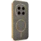 Phonesta Luxury Carbon Fiber Back Cover hoesje met MagSafe voor HONOR Magic7 Pro - Bruin