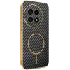 Phonesta Luxury Carbon Fiber Back Cover hoesje met MagSafe voor OnePlus 13 - Zwart 0