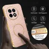 Phonesta Luxury Carbon Fiber Back Cover hoesje met MagSafe voor OnePlus 13R - Roze 6