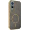 Phonesta Luxury Carbon Fiber Back Cover hoesje met MagSafe voor OnePlus Nord CE 4 Lite - Bruin