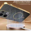 Phonesta Luxury Carbon Fiber Back Cover hoesje met MagSafe voor Oppo Reno13 - Zwart 5