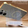 Phonesta Luxury Carbon Fiber Back Cover hoesje met MagSafe voor Oppo Reno13 F 4G/5G / Reno13 FS 5G - Bruin 5