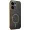 Phonesta Luxury Carbon Fiber Back Cover hoesje met MagSafe voor Oppo Reno13 F 4G/5G / Reno13 FS 5G - Zwart