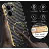 Phonesta Luxury Carbon Fiber Back Cover hoesje met MagSafe voor Oppo Reno13 F 4G/5G / Reno13 FS 5G - Zwart 6