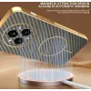 Phonesta Luxury Carbon Fiber Back Cover hoesje met MagSafe voor Realme 14 Pro Plus - Bruin 6