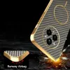 Phonesta Luxury Carbon Fiber Back Cover hoesje met MagSafe voor Realme 14 Pro Plus - Bruin 8