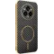 Phonesta Luxury Carbon Fiber Back Cover hoesje met MagSafe voor Realme 14 Pro Plus - Zwart