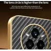 Phonesta Luxury Carbon Fiber Back Cover hoesje met MagSafe voor Realme 14 Pro Plus - Zwart 5