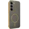 Phonesta Luxury Carbon Fiber Back Cover hoesje met MagSafe voor Realme 14x / C75 - Bruin