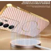 Phonesta Luxury Carbon Fiber Back Cover hoesje met MagSafe voor Realme 14x / C75 - Roze 6