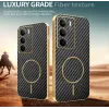 Phonesta Luxury Carbon Fiber Back Cover hoesje met MagSafe voor Realme 14x / C75 - Zwart 3