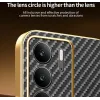 Phonesta Luxury Carbon Fiber Back Cover hoesje met MagSafe voor Realme 14x / C75 - Zwart 5