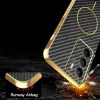 Phonesta Luxury Carbon Fiber Back Cover hoesje met MagSafe voor Realme 14x / C75 - Zwart 8