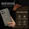 Phonesta Luxury Carbon Fiber Back Cover hoesje met MagSafe voor Motorola Edge 50 - Bruin 3