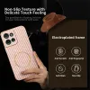 Phonesta Luxury Carbon Fiber Back Cover hoesje met MagSafe voor Motorola Edge 50 - Roze 3