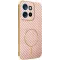 Phonesta Luxury Carbon Fiber Back Cover hoesje met MagSafe voor Motorola Edge 60 Neo/Edge 50 Neo / ThinkPhone 25 - Roze