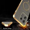 Phonesta Luxury Carbon Fiber Back Cover hoesje met MagSafe voor Motorola Edge 50 Pro - Bruin 7