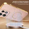 Phonesta Luxury Carbon Fiber Back Cover hoesje met MagSafe voor Motorola Edge 50 Pro - Roze 1
