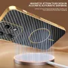 Phonesta Luxury Carbon Fiber Back Cover hoesje met MagSafe voor Motorola Edge 50 Pro - Zwart 1