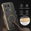 Phonesta Luxury Carbon Fiber Back Cover hoesje met MagSafe voor Motorola Edge 50 Ultra - Zwart 6