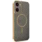 Phonesta Luxury Carbon Fiber Back Cover hoesje met MagSafe voor Motorola Moto G05 / Moto E15 - Bruin