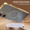 Phonesta Luxury Carbon Fiber Back Cover hoesje met MagSafe voor Motorola Moto G05 / Moto E15 - Bruin 1